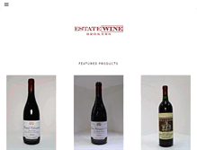 Tablet Screenshot of estatewinebrokers.com